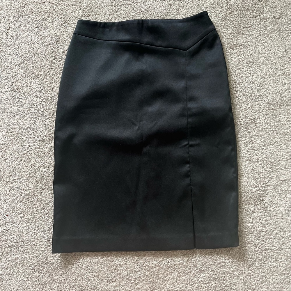 NAFNAF BLACK Knee Length Pencil Skirt Size S Excellent Condition
